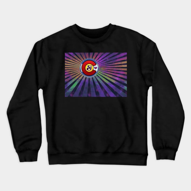 String Cheese Incident Colorado Love Psychedelic Galaxy Crewneck Sweatshirt by Shayna